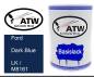 Preview: Ford, Dark Blue, LK / M8161: 500ml Lackdose, von ATW Autoteile West.